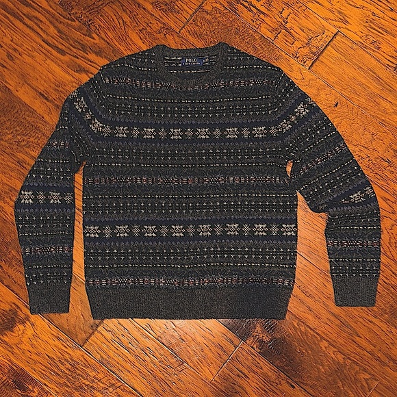 Ralph Lauren Polo Wool Fair Isle Sweater - Picture 1 of 7